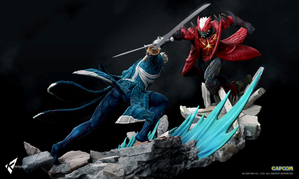 Devil May Cry Sons Of Sparda Dioramas Kinetiquettes - dante devil may cry 3 roblox