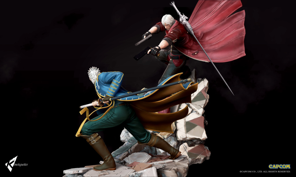 Devil May Cry Sons Of Sparda Dioramas Kinetiquettes - dante from dmc roblox