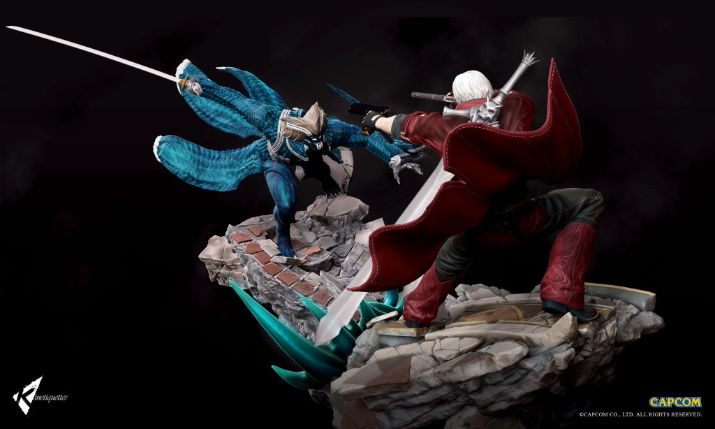 Devil May Cry Sons Of Sparda Dioramas Kinetiquettes - dante devil may cry 3 roblox