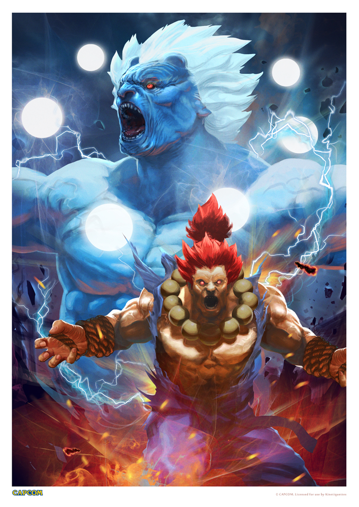 Oni Akuma 狂オシキ鬼悪魔 Limited Edition Premium Art Print Kinetiquettes